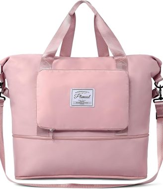 Travel Duffle Bag - Overnight Shoulder Bag for Women, Waterproof Weekender Bag Carry On Tote Bags Tote Gym Bag for Women